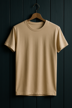 Solid Beige Classic Tshirt