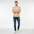 Solid Beige Classic Tshirt