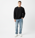 Solid Black Sweatshirt