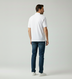 Solid White Polo Tshirt