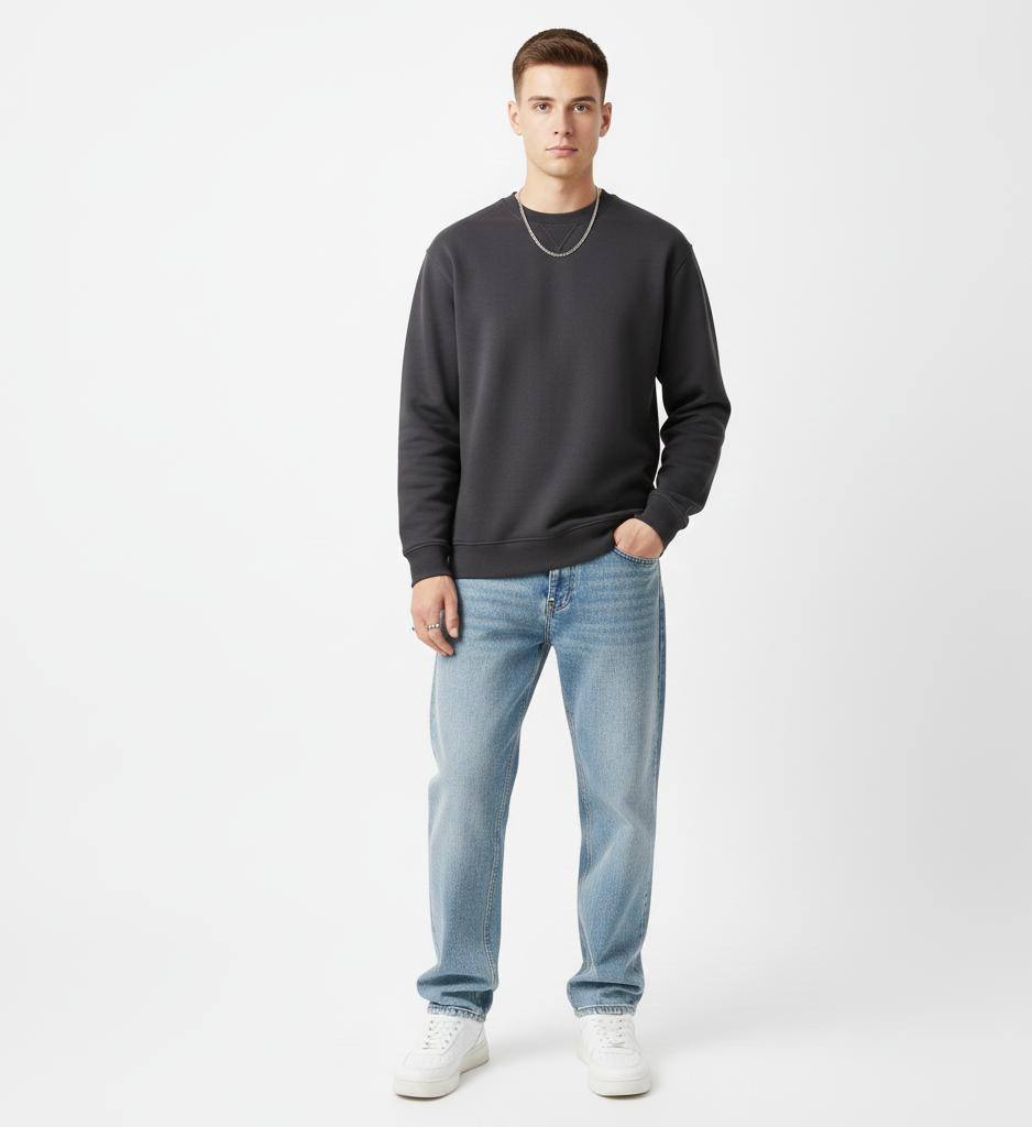 Solid Cinder Sweatshirt